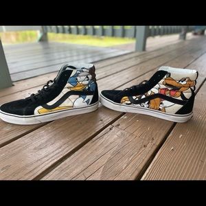 Disney, High Top Vans, with Mickey and Friends